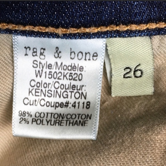 Rag & Bone Skinny Kensington Jeans - Picture 6 of 7